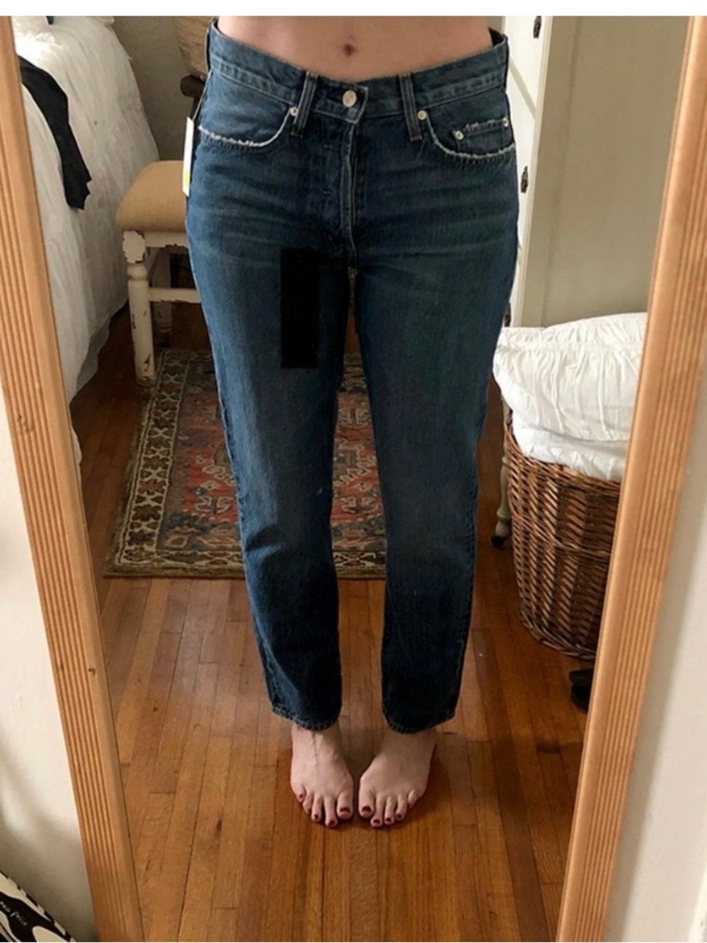 Edwin CAI Classic Straight denim jeans size 31 EUC medium wash women’s